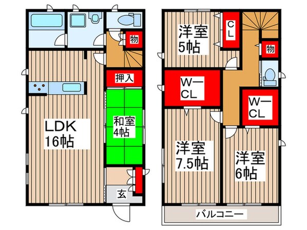 Ｋｏｌｅｔ野田柳沢#04の物件間取画像